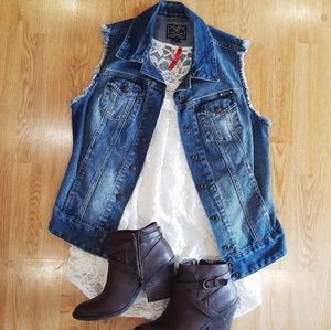Lucky Brand denim vest